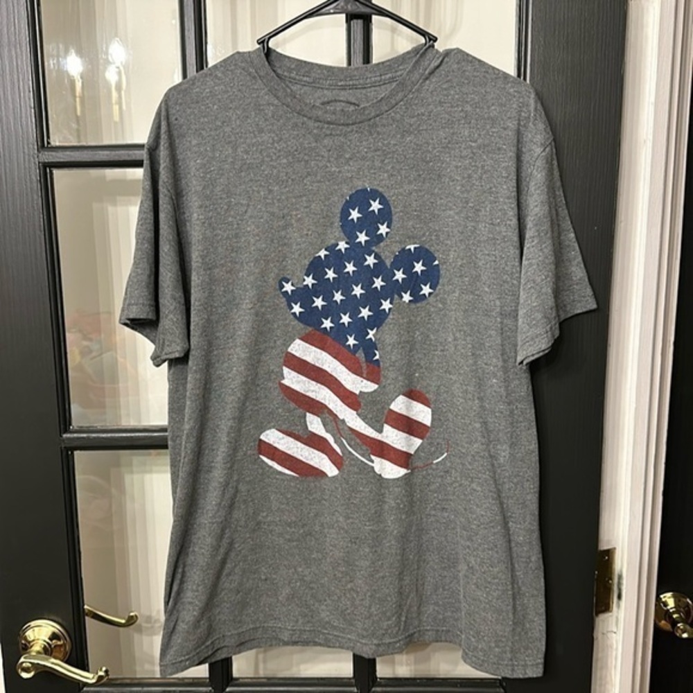 American Flag Mickey Mouse Tee